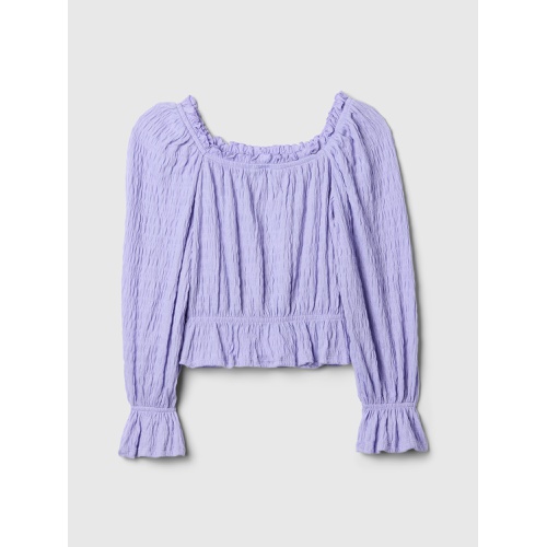 갭 Kids Crinkle Peplum Top