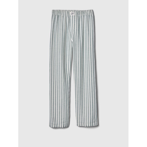 갭 Kids 100% Recycled Stripe Flannel PJ Pants