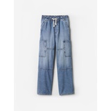 Kids Baggy Cargo Pull-On Jeans