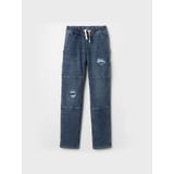 Kids Destructed 90s Original Straight Carpenter Pull-On Jeans