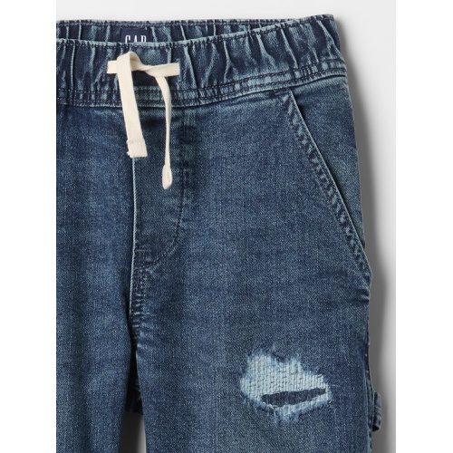 갭 Kids Destructed 90s Original Straight Carpenter Pull-On Jeans