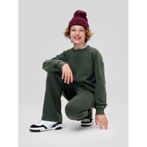 갭 Kids Relaxed Crewneck Sweatshirt