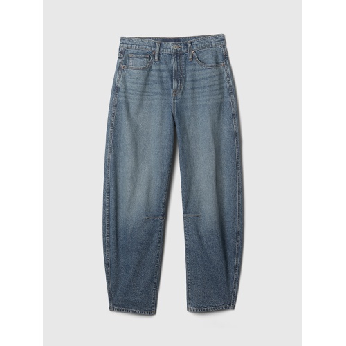 갭 High Rise Barrel Jeans