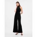 Recycled Velvet Wide-Leg Jumpsuit