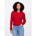 CashSoft Cable-Knit Crewneck Sweater