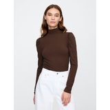 Mockneck Puff Sleeve T-Shirt