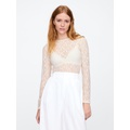 Stretch Lace Boatneck Top