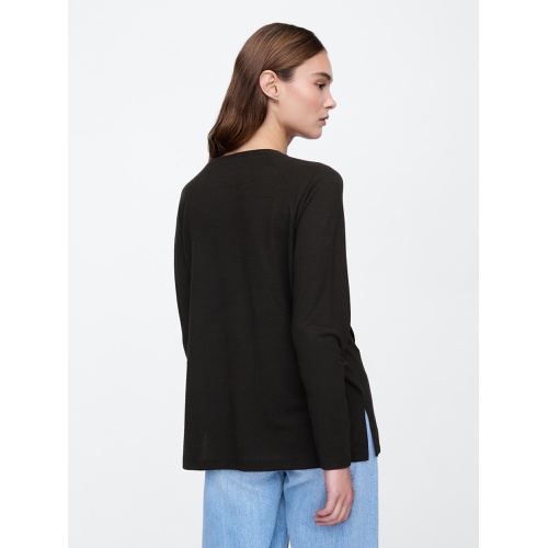 갭 Relaxed Softspun Tunic T-Shirt