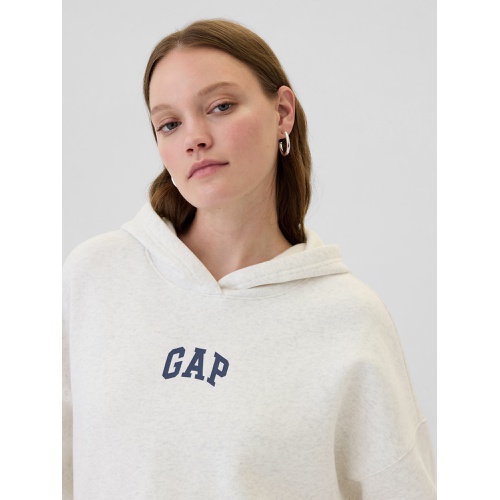 갭 Relaxed Gap Mini-Logo Cropped Hoodie