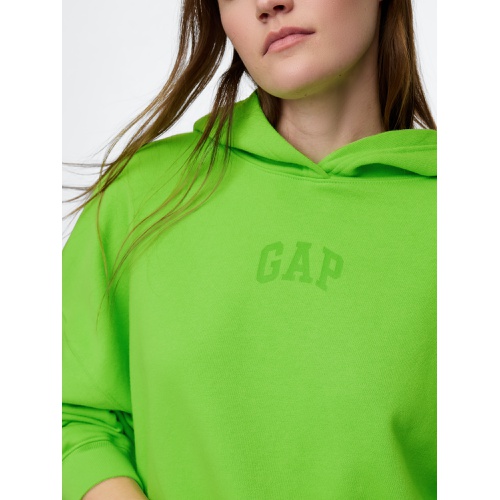 갭 Relaxed Gap Mini-Logo Cropped Hoodie