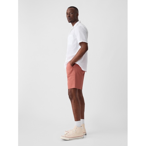 갭 9 Essential Khaki Shorts