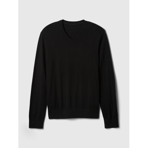 갭 Cotton V-Neck Sweater