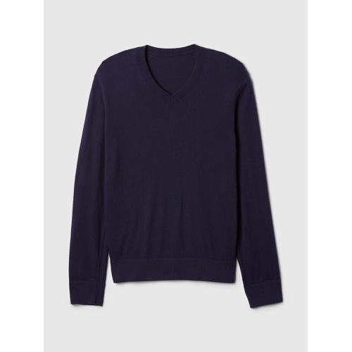 갭 Cotton V-Neck Sweater