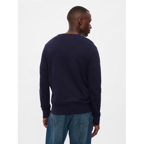 갭 Cotton V-Neck Sweater