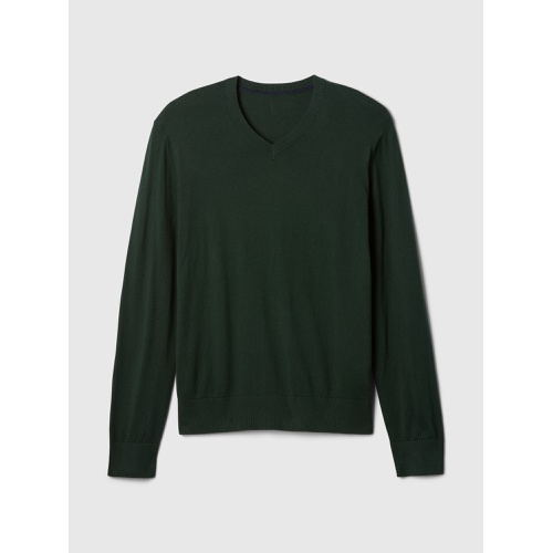 갭 Cotton V-Neck Sweater