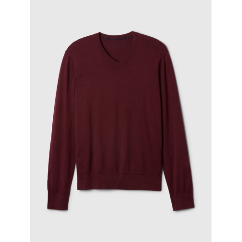 갭 Cotton V-Neck Sweater