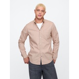 Stretch Poplin Shirt in Standard Fit