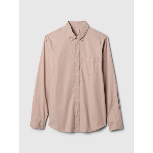 갭 Stretch Poplin Shirt in Standard Fit