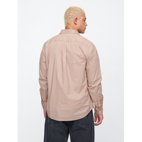 갭 Stretch Poplin Shirt in Standard Fit