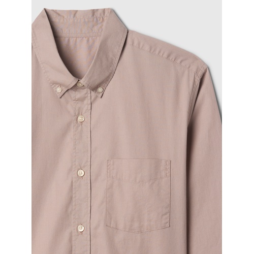 갭 Stretch Poplin Shirt in Standard Fit