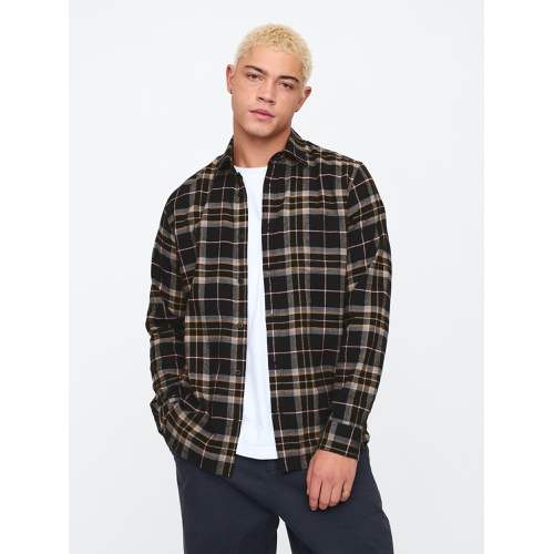 갭 Flannel Shirt in Standard Fit