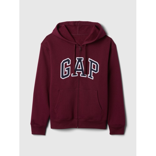 갭 Relaxed Gap Logo Zip Hoodie