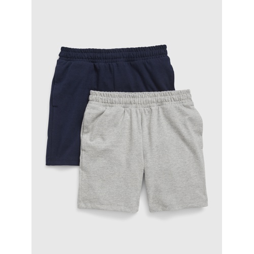 갭 GapFit Kids Pull-On Sweat Shorts (2-Pack)