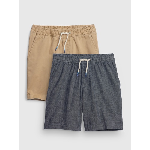 갭 Kids Easy Pull-On Shorts (2-Pack)