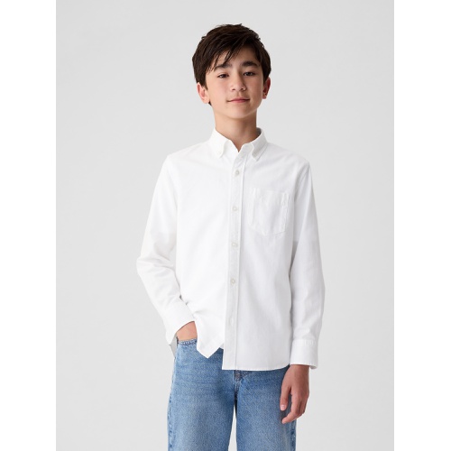 갭 Kids Uniform Oxford Shirt