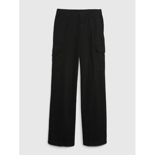 갭 Mid Rise Twill Loose Cargo Pants