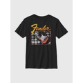 Kids Fender Checkered Guitar Tee