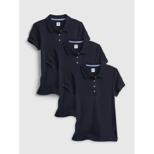 갭 Kids Uniform Polo Shirt (3-Pack)