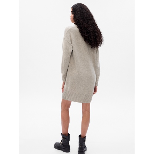 갭 CashSoft Oversized Mini Sweater Dress