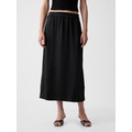 Satin Midi Skirt