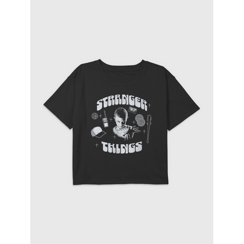 갭 Kids Stranger Things Eleven Graphic Boxy Crop Tee