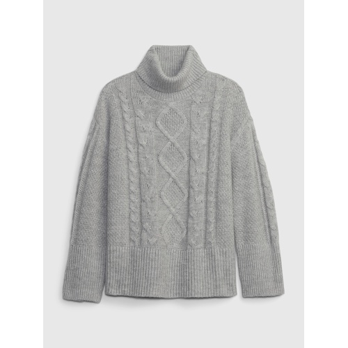 갭 24/7 Split-Hem Cable-Knit Sweater