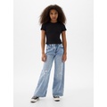 Kids Low Rise Stride Wide-Leg Jeans