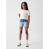 Kids Low Rise Denim Shorts