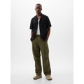 Linen-Cotton Cargo Pants