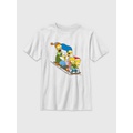 Kids The Simpsons Sledding Graphic Tee