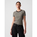 Modern Rib Cropped T-Shirt