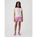 Kids Recycled PJ Shorts Set