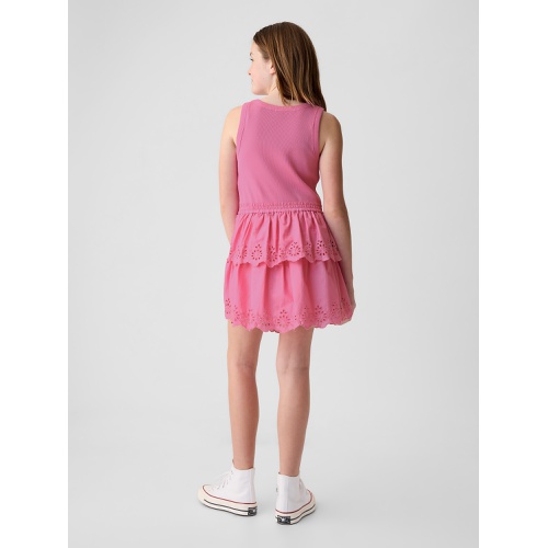 갭 Kids Eyelet Tiered Dress