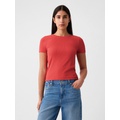 Modern Rib Cropped T-Shirt