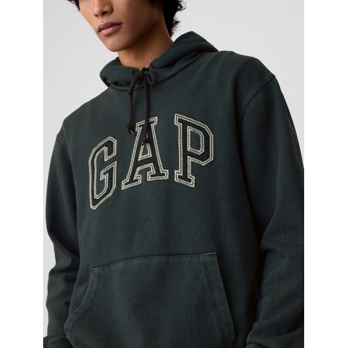 갭 Gap Arch Logo Ripstop Hoodie