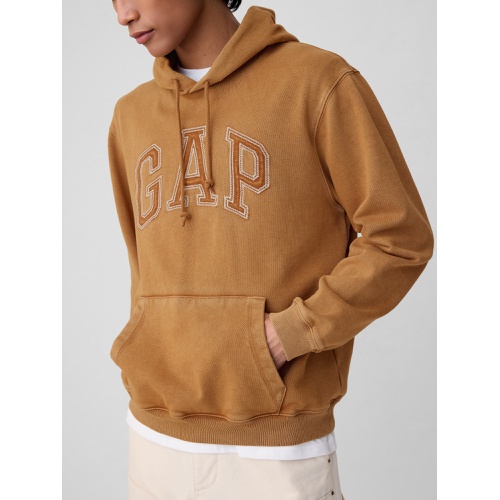 갭 Gap Arch Logo Ripstop Hoodie