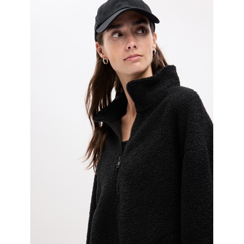 갭 GapFit Sherpa Half-Zip Pullover