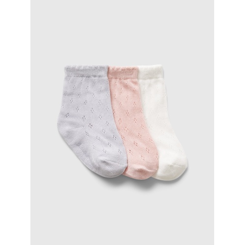 갭 Baby First Favorites Crew Socks (3-Pack)