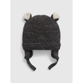 Baby Sherpa-Lined Bear Beanie