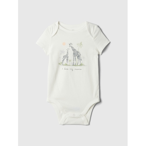 갭 Baby First Favorites Organic Cotton Graphic Bodysuit